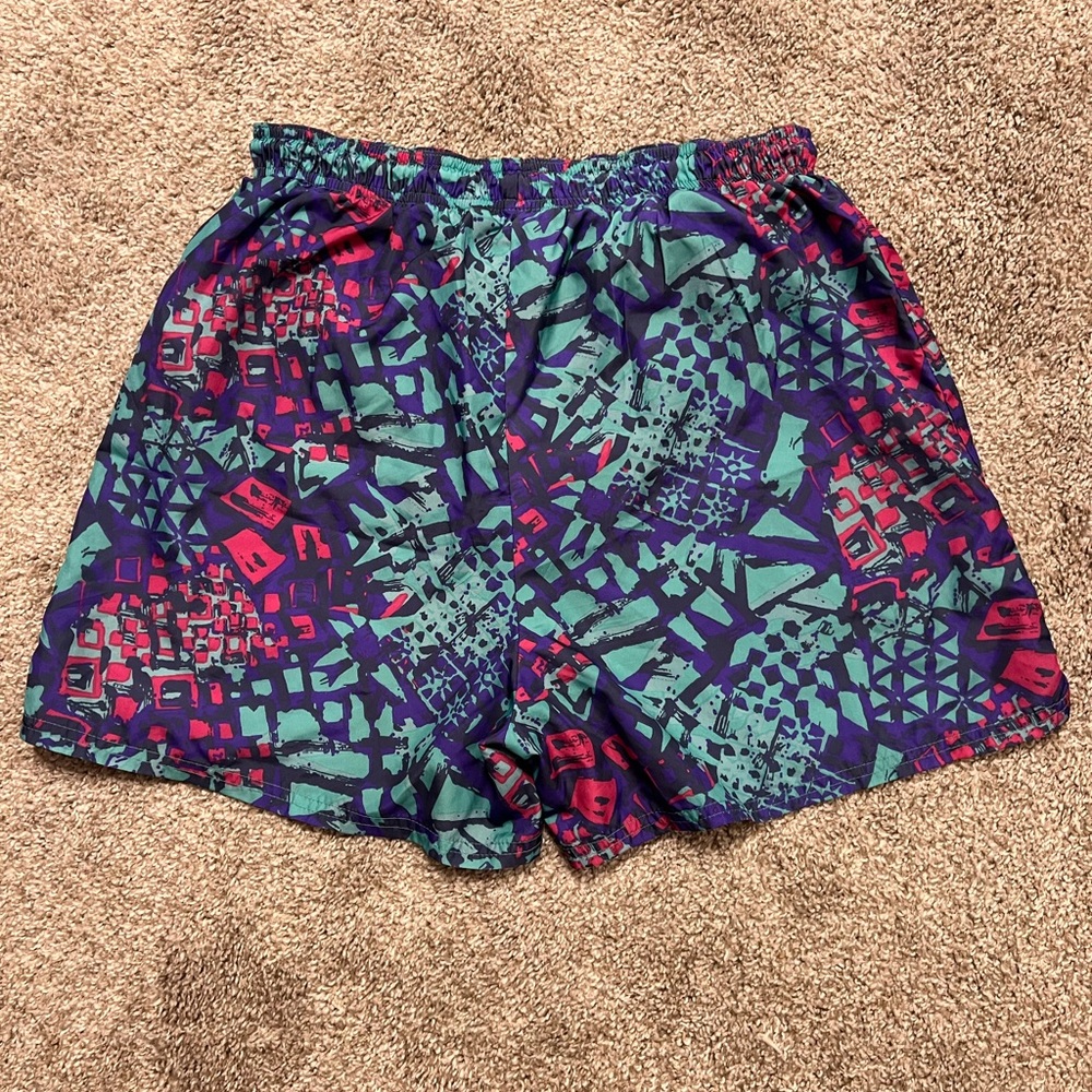 90's Reebok Purple Swim Trunks Large - Picture 6 of 8